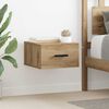 vidaXL Bedside Cabinet Wall-mounted 2 pcs Artisan Oak 35 x 35 x 20 cm