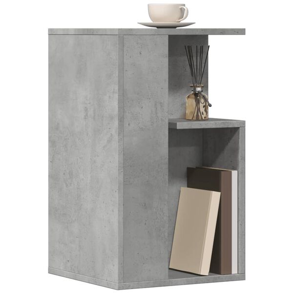vidaXL Side Table Concrete Grey 35x35x60 cm Engineered Wood
