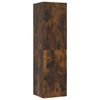 vidaXL Wall-mounted TV Cabinet Smoked Oak 30.5x30x110 cm