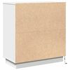 vidaXL Bedside Cabinet White 71 x 34.5 x 75 cm Engineered wood