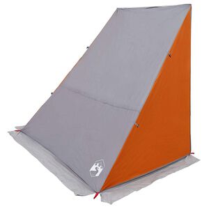 vidaXL Tailgate Tent Grey and Orange 140/190 x 150 x 185 cm Taffeta
