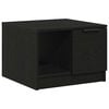 vidaXL Coffee Table Black Oak 50 x 50 x 36 cm Engineered Wood