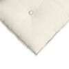 vidaXL Back Pillow Cream 80 x 50 cm Corduroy Fabric