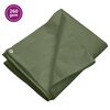 vidaXL Tarpaulin 260 g/m&sup2; 4x4 m Green HDPE