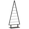 vidaXL Metal Christmas Tree Black 125.5 cm Steel