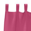 vidaXL Blackout Curtains with Rings 2 pcs Bright Pink 175 x 140 cm