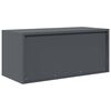 vidaXL Storage Cabinet with Storage Anthracite 90 x 40 x 40 cm Steel