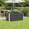 vidaXL Planter Anthracite 100 x 50 x 45 cm Galvanised Steel