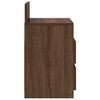 vidaXL Bedside Cabinets 2 pcs with 2 Drawers Brown Oak 40x33x60 cm