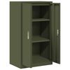 vidaXL Storage Cabinet Olive Green 60 x 40 x 105 cm Cold-Rolled Steel