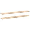 vidaXL Floating Shelves 2 pcs 160x20x2 cm Untreated Solid Wood Acacia