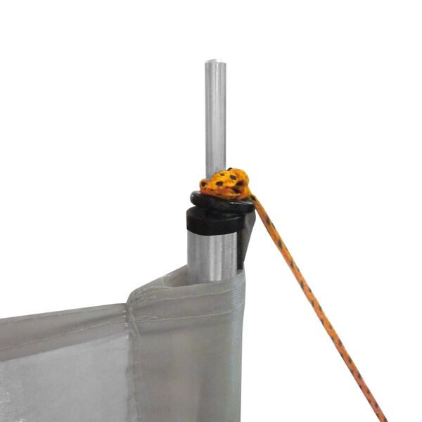 Bo-Camp Windbreak with Top Beams Caira 500x140 cm Grey