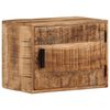 vidaXL Wall-mounted Bedside Cabinet 40x30x25 cm Solid Wood Mango