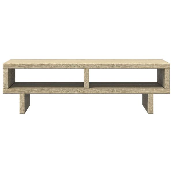 vidaXL Monitor Stand Sonoma Oak 50x27x15 cm Engineered Wood