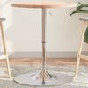 vidaXL Bar Table &Oslash;60x90.5 cm Solid Wood Beech