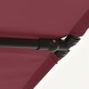 vidaXL Garden Parasol with Aluminium Pole 2x1.5 m Bordeaux Red