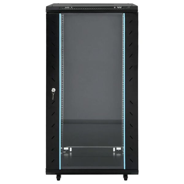 vidaXL 22U Network Cabinet with Swivel Feet 19" IP20 60x60x120 cm