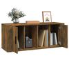 vidaXL TV Cabinet Smoked Oak 100x35x40 cm Engineered Wood