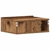 vidaXL Floating Nightstand Old Wood 40x32x15 cm Engineered Wood