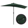 vidaXL Garden Parasol Green 294 x 150 x 224 cm Polyester and Steel