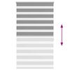 vidaXL Zebra Blind 100 x 175 cm Grey