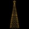 vidaXL Christmas Cone Tree Warm White 500 LEDs 100x300 cm