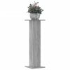 vidaXL Plant Stands 2 pcs Grey Sonoma 30x30x95 cm Engineered Wood