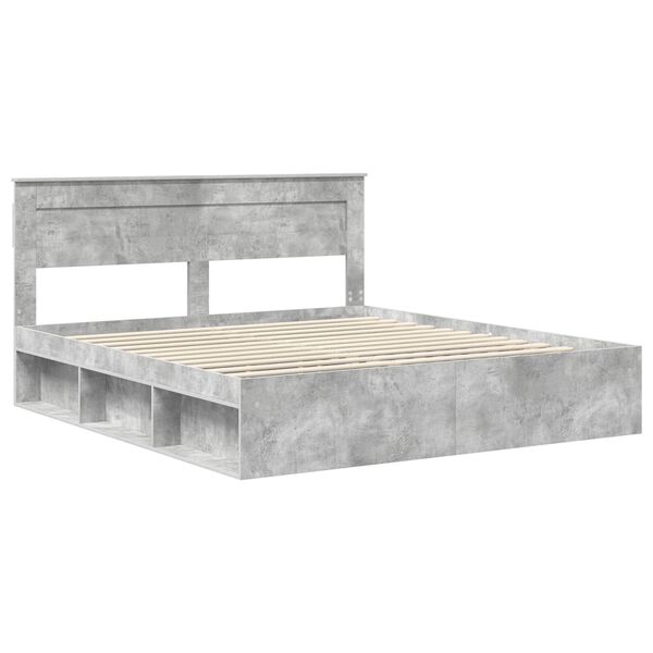 vidaXL Bed Frame with Headboard Concerte 180 x 200 cm Solid Pine Wood