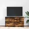 vidaXL TV Cabinet Smoked Oak 100x35x54 cm Engineered Wood