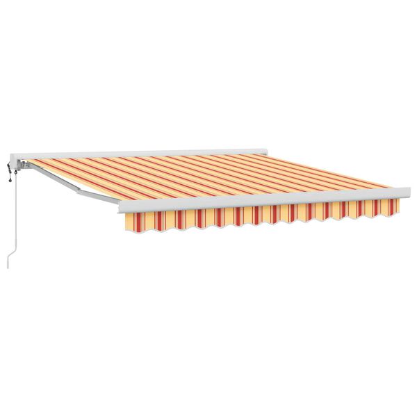 vidaXL Awning Yellow and Orange 300 x 250 x 165 cm