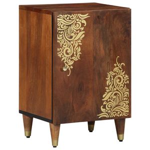 vidaXL Bathroom Cabinet Honey Brown 38 x 33 x 58 cm Solid Mango Wood