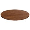vidaXL Round Table Top Dark Brown &Oslash;40x1.5 cm Treated Solid Wood Oak