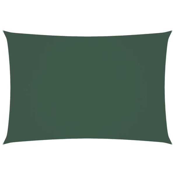 vidaXL Sunshade Sail Oxford Fabric Rectangular 2.5x4.5 m Dark Green