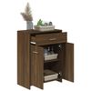 vidaXL Bathroom Cabinet Brown Oak 60x33x80 cm Engineered Wood