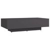 vidaXL Coffee Table Grey 100x49.5x31 cm Engineered Wood
