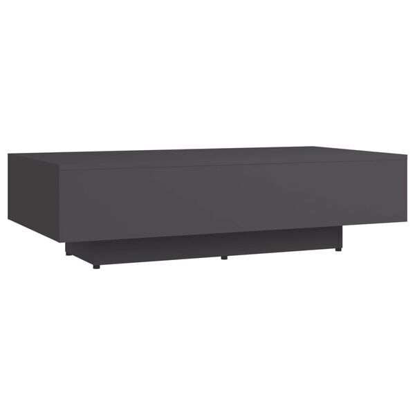 vidaXL Coffee Table Grey 100x49.5x31 cm Engineered Wood