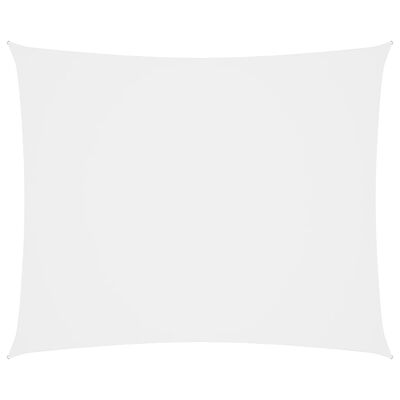 vidaXL Sunshade Sail Oxford Fabric Rectangular 5x7 m White