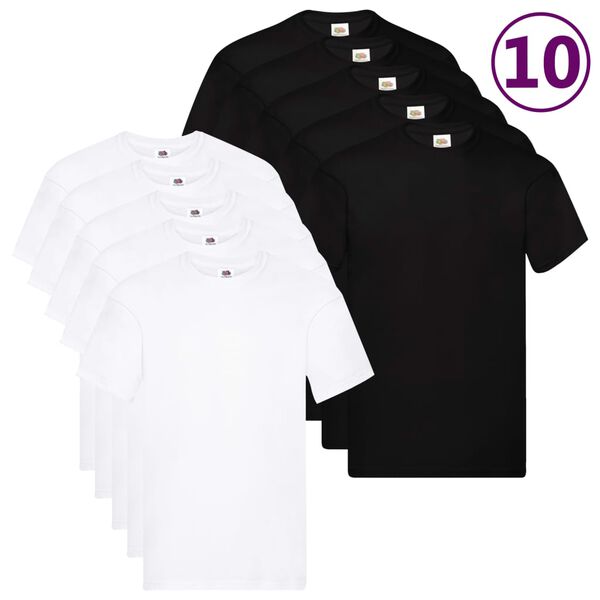 Fruit of the Loom Original T-shirts 10 pcs S Cotton