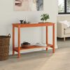 vidaXL Console Table Wax Brown 110 x 40 x 80 cm Solid Pine Wood