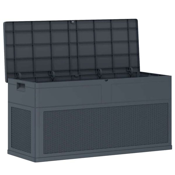 vidaXL Garden Storage Box 320 L Anthracite