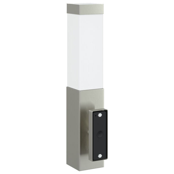 vidaXL Outdoor Wall Light Silver 10.5 x 6 x 35 cm Stainless steel