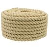 vidaXL Boat Rope 50 m 2 Natural PP