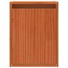vidaXL Wall Cabinet 2 pcs Wax Brown 30 x 30 x 40 cm Solid Pine Wood