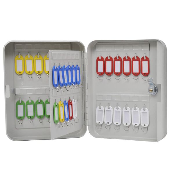 vidaXL Key Box with 48 Key Tags