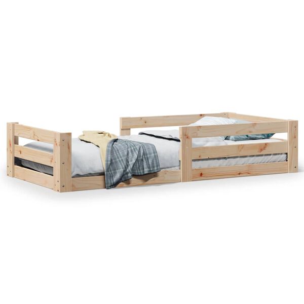 vidaXL Bed Frame without Mattress 80x200 cm Solid Wood Pine