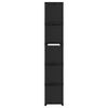 vidaXL 15-Cube Display Shelf Black 103x30x175.5 cm Fabric