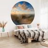 WallArt Wallpaper Circle Beachlife 142.5 cm