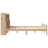 vidaXL Bookcase Bed without Mattress 160x200 cm Solid Wood Pine
