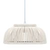 vidaXL Pendant Lamp Bamboo 40 W 30x12 cm Semicircle E27