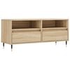 vidaXL TV Cabinet Sonoma Oak 100x34.5x44.5 cm Engineered Wood
